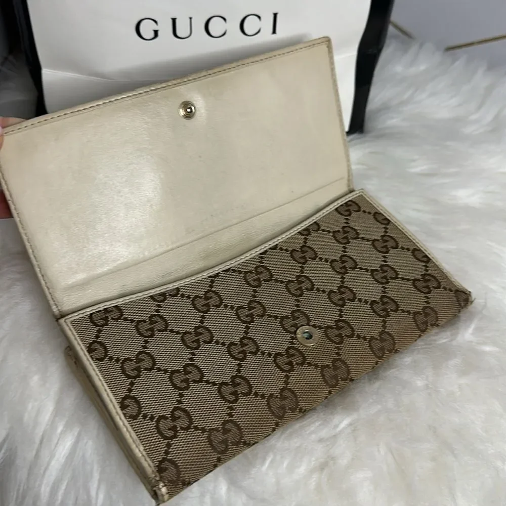 💯Authentic Gucci Long Bifold Wallet 🍀 - Picture 10 of 16